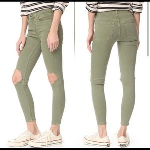 Free people busted knee jeans